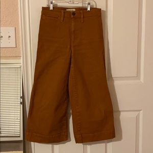 Brown, wise leg carpenter pants